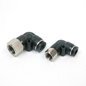 Conector Neumático de Acoplamiento Rápido Desto, Acero Inoxidable, Rosca Interna, Recto, Serie PCF PLF - Product Image 2