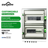Boîtier de Combinaison PV DC CYHA-24, 6 Entrées 1 Sortie, 1000V, Connecteur MC4, Certifié CE, Étanche IP65, SPD, Système PV, OEM ODM