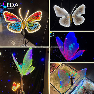 Leda ไฟ LED ผีเสื้อสีเหลืองอัตโนมัติแบบไดนามิกสำหรับตกแต่งงานแต่งงาน - Product Image 5