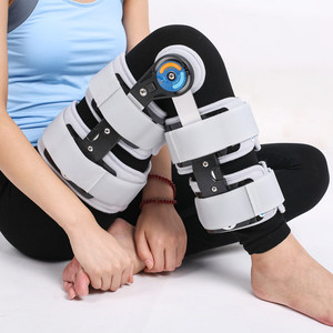 Lieferung verstellbare ortho pä dische Orthese Klappbare Knies tütze für postoperative Knies tütze Verstellbare Knie orthese - Product Image 6