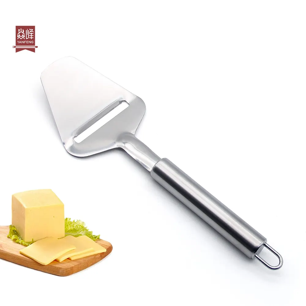 Cuchillo cortador de mantequilla y queso, espátula de acero inoxidable, accesorios de cocina, herramienta para hornear, rebanador, pala para queso