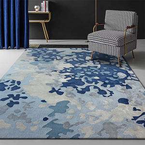 Tapis rectangulaire moderne, doux et personnalisé, Design populaire en ligne, fait à la main, de luxe, pour chambre à coucher et maison moderne - Product Image 4
