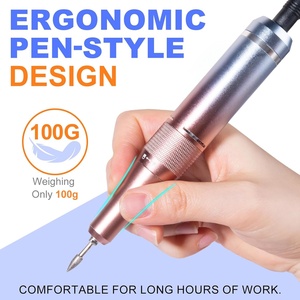 Taladro Eléctrico Profesional para Uñas de Plástico 35000 RPM, Lima de Uñas con 12 Puntas, Antivibración, Inalámbrico, Recargable por USB, Pantalla LCD, Para Uso Doméstico - Product Image 6
