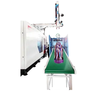 IML注塑机器人，用于模具标签顶部进入机器人中的20L油漆桶