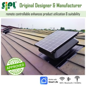 <span class=keywords><strong>พัดลม</strong></span><span class=keywords><strong>ระบาย</strong></span><span class=keywords><strong>อากาศ</strong></span>บนหลังคาแบบใช้พลังงานแสงอาทิตย์สำหรับอุตสาหกรรม  ระบบดูดความร้อน  ควบคุมด้วยรีโมท  เหมาะสำหรับหลังคาขนาดใหญ่ เช่น ห้องใต้หลังคา - Product Image 4