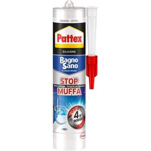 PATTEX SANO STOP MOULD Blanc 300ml - Mastic de Salle de Bain Anti-Moisissure - Product Image 1