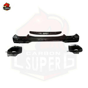 Nouveau diffuseur arrière <span class=keywords><strong>LeGai</strong></span> M440 ABS pour Série 4 G22 2020- Mise à niveau vers les embouts d'échappement noirs brillants de style M - Product Image 6