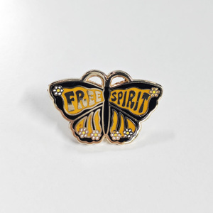 Pin de solapa metálico personalizado con logo del fabricante, para coser, con esmalte duro y blando, técnica de chapado, pedido mínimo. Para la empresa - Product Image 1