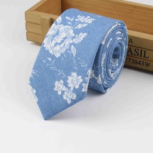 Flor de algodón corbata esqueleto Artificial lazos hombres Tulip pequeña corbata de diseñador estrella corbata Paisley - Product Image 6