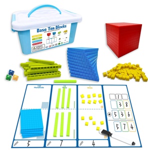 Matériel pédagogique en plastique pour l'apprentissage des nombres jusqu'à 100 000, Montessori, à base de nombres décimaux, tridimensionnel, pour l'éveil éducatif précoce - Product Image 6
