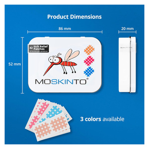 Patch <span class=keywords><strong>anti</strong></span>-démangeaisons pour piqûres d'insectes, soulagement instantané des démangeaisons, autocollant pour piqûres de moustiques, tiques, moucherons, réduit l'enflure - Product Image 3