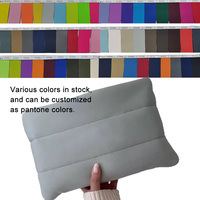 Pochette de toilette de voyage réutilisable en silicone avec logo, pochette de beauté à bulles, sac à maquillage rembourré en néoprène recyclé, logo personnalisé