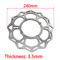 Disque de frein avant et arrière de 240 mm 220 mm pour KTM SX XC 85 105 2021-2023 2024 2025 Accessoires de moto tout-terrain