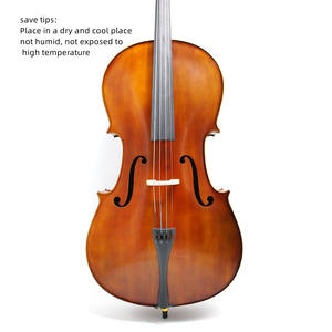 SE17007 — <span class=keywords><strong>violoncelle</strong></span> de performance professionnelle, pièce de haute qualité, accessoires en ébène, peinture à la main, haute brillance 4/4 - Product Image 2