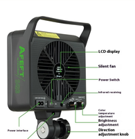 AFEFT SQ3 320W 100% Dimmable COB RoHS CE Lumière Vidéo Bi-Couleur 3000-8000K CRI 96+ TCIL 98+ Contrôle par Application Alimenté par Courant Alternatif Portable