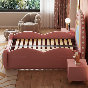 Современная Радужная детская кровать, кровать размера Queen-Size, полный размер для детей - Product Image 3