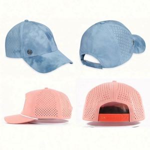 Laser-Cut Air Vent Light Baseball Sports Caps Custom Performance Hats BSCI Real Factory Manufacturer <b>Small</b> Business Welcome OEM - Product Image 5