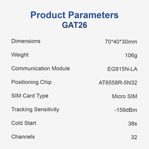 Gps Pour Moto <span class=keywords><strong>Meilleur</strong></span> Terminal Intelligent pour Voiture Véhicule FleetReal Time Tracking Precision Positioning 4g Wireless Long Standby Battery - Product Image 6