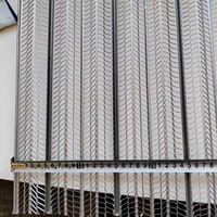 Matériaux de construction de haute qualité : Treillis nervuré en acier galvanisé, treillis métallique expansé pour coffrage en béton, plâtrage mural en stuc