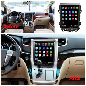 Écran vertical Tesla 12,1 pouces, autoradio Android, GPS, navigation, lecteur stéréo pour Toyota <span class=keywords><strong>Alphard</strong></span> <span class=keywords><strong>ANH20</strong></span> Elfa A20, DSP Carplay - Product Image 3