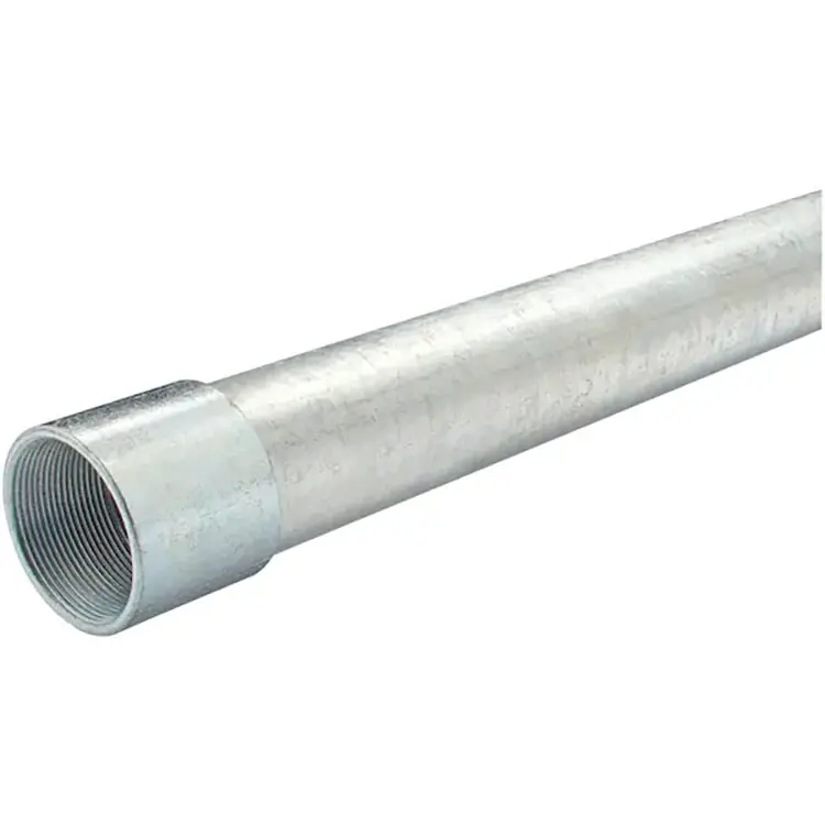 Rigid metal conduits of light steel type use for electric waterproof cable wire protection