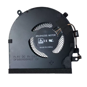 Ventiladores de Refrigeración para CPU de Portátil <span class=keywords><strong>Razer</strong></span> <span class=keywords><strong>Blade</strong></span> 15 <span class=keywords><strong>RZ09</strong></span>-0270 02705E76 <span class=keywords><strong>RZ09</strong></span> 3009 E97, Ventilador de Radiador para GPU, Nuevo DFS5K121142621 FLK7 FL6S - Product Image 4