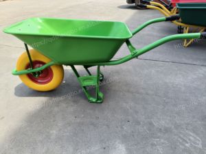 Brouette en métal pour travaux de construction, avec roue en caoutchouc extra profonde Artco, capacité de charge 150 kg, 60 L, pour l'Indonésie - Product Image 4