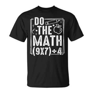 Camiseta Do The Math 67 Meme, camiseta gráfica negra para mujer, talla M - Product Image 1