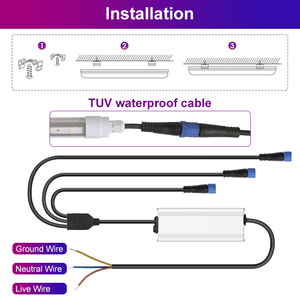 Đèn quang phổ đầy đủ 110V 220V T8 4ft 1200mm phản xạ huỳnh quang LED phát triển đèn thủy canh trang trại LED dải Dài Phát triển ánh sáng - Product Image 4