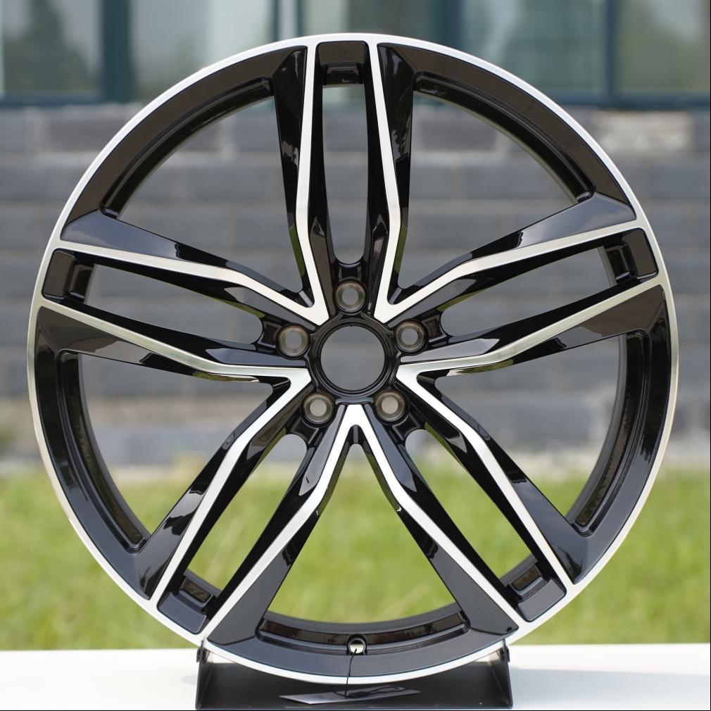 Forged 5-Spoke Deep-Dish Concave Diamond Cut Wheels 22-24" | Custom Fitment for SUV & Crossover forged aluminum wheel