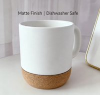 Vente en gros de tasses à café en céramique mate de 350 ml, 100 pièces MOQ, logo personnalisé, livraison rapide, mugs à café en gros pour cadeaux d'affaires