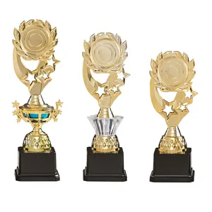 Premi personalizzati di medaglie universali personalizzati in T57-5 di plastica trofeo Euro per competizioni sportive
