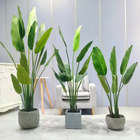Plantes artificielles en gros, arbre décoratif pour la maison, bonsaï, plantes en plastique, pots, aménagement paysager, plantes modernes, palmier d'intérieur