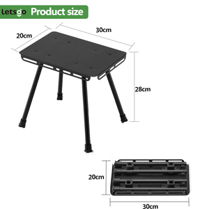Taburete Plegable Compacto para Exteriores, <span class=keywords><strong>Banco</strong></span> <span class=keywords><strong>de</strong></span> Pesca Portátil, Silla Táctica <span class=keywords><strong>de</strong></span> Acero para Acampar y Relajarse - Product Image 3