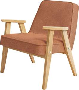 Fauteuil d'appoint en tissu minimaliste et moderne Dishi, confortable pour la salle à manger, le salon, la villa, l'hôtel, les loisirs - pour la chambre à coucher, l'appartement - Product Image 2