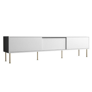 <span class=keywords><strong>Mobile</strong></span> <span class=keywords><strong>TV</strong></span> Moderno Minimalista a Tre Cassetti per Soggiorno, Mobiletto Rettangolare da Terra per Appartamento, Armadio Contenitore per Camera da Letto Matrimoniale - Product Image 1