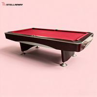 Fournisseur mondial de table de billard en ardoise de 8 pieds, table de billard en bois massif pour divertissement en intérieur