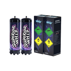 Bouteille de gaz haute pression en métal pour crème fouettée, CO2 N2, pour outils de dessert, crème fouettée - Product Image 2
