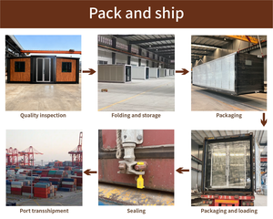 Casas Contenedor Móviles de 40 y 20 Pies con Diseño Plegable Flat Pack para Cafeterías al Aire Libre y Restaurantes de Comida Rápida en Acero Duradero - Product Image 5