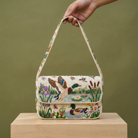 Sac à main personnalisé fait main, professionnel, de luxe, tendance, bohème, floral, perlé, robuste, léger, écologique, sûr, brodé, portable, magnétique
