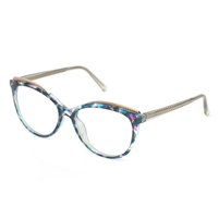 Montures de lunettes carrées Readsun Fashion personnalisées de haute qualité, vente en gros, lunettes de lecture CP œil de chat avec branches à motifs