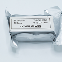 24X50mm Microscope Slide Cover Glass Customizable Lab Consumables and Supplies OEM Supported