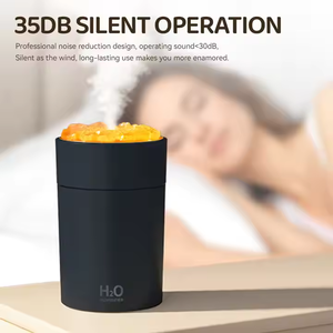 USB Nemlendirici 7 Renkli Işık Hava Temizleyici Masaüstü Aromaterapi Esansiyel Yağ Simülasyonu Ateş Alevi Aroma Difüzörü Nemlendirici - Product Image 5