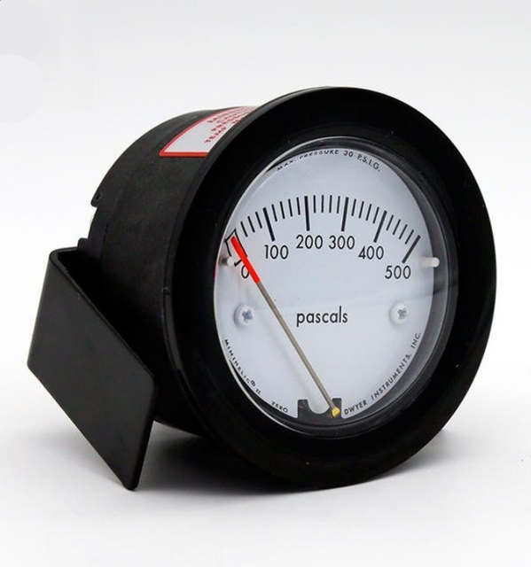 5000 Series Miniature Positive and Negative Differential Pressure Gauge 0-500pa
