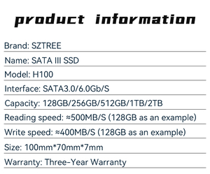 ราคาโรงงาน ODM SSD ไดรฟ์ฮาร์ดดิสก์แบบโซลิดสเตท สำหรับเดสก์ท็อป ABS ไดรเวอร์ 120GB 128GB 240GB 256GB 512GB 1TB 2TB ของแท้ใหม่ 2 ชิ้น - Product Image 6