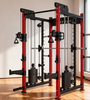 Machine d'entraînement multifonctionnelle en acier unisexe pour usage commercial et domestique, équipement d'exercice Smith Squat Gantry pour la musculation