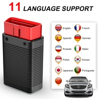 Escáner de Diagnóstico Automotriz LAUNCH AIOBD, Escaneo Completo de Sistemas con Soporte para OBDII, 10 Modos, Escáner de Diagnóstico para Automóviles, Uso con Aplicación Móvil