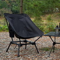 Chaise pliante de camping portable Rouser, chaise pliante légère et confortable pour le camping en plein air, la randonnée et les pique-niques