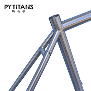 Telaio per <span class=keywords><strong>Bicicletta</strong></span> Gravel PYTITANS Personalizzato con Freni a Disco, Telaio Completo in Lega di Titanio GR9 - Product Image 4