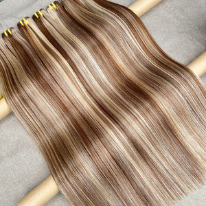 ผมต่อแบบตรงสีออมเบร P4/27 สำหรับผู้หญิง ขายส่งแบบเป็นมัด - Product Image 3